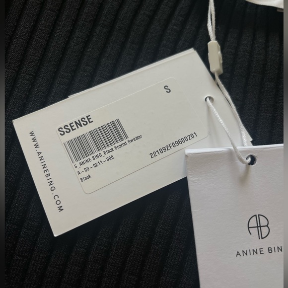 BNWT ANINE BING scarlet longsleeve top - Picture 4 of 4